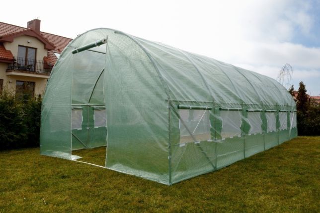 Теплиця 25мм +вікна Парник 6м2,10м2,18м2 Теплица Польша Тунель Теплиці
