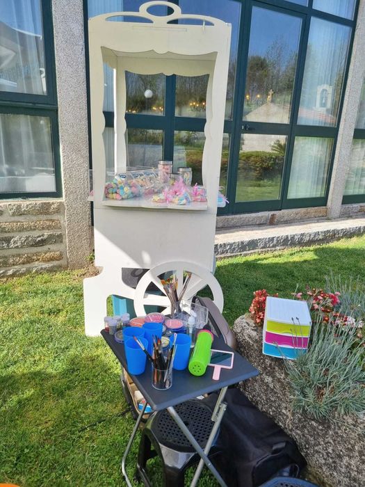 maquina de pipocas  / algodão doce / carrinho de gomas