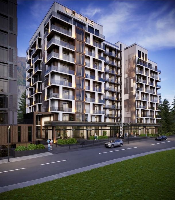 1км квартира-апартаменти в Logos Residence, Яремче