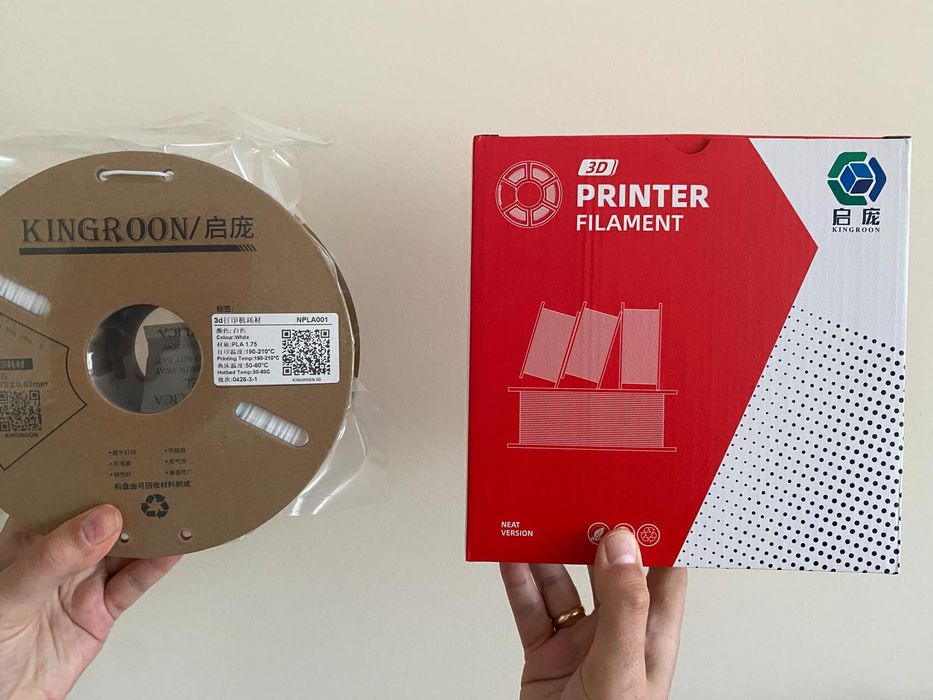 Filament 3D 1,75mm PLA/PETG/MATTE 1 kg różne kolory.
