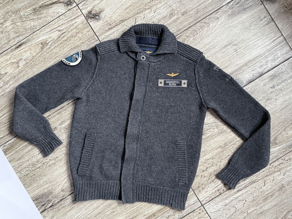 Meski sweter Aeronautica Militare Tornado Flying Crew Wełna roz M