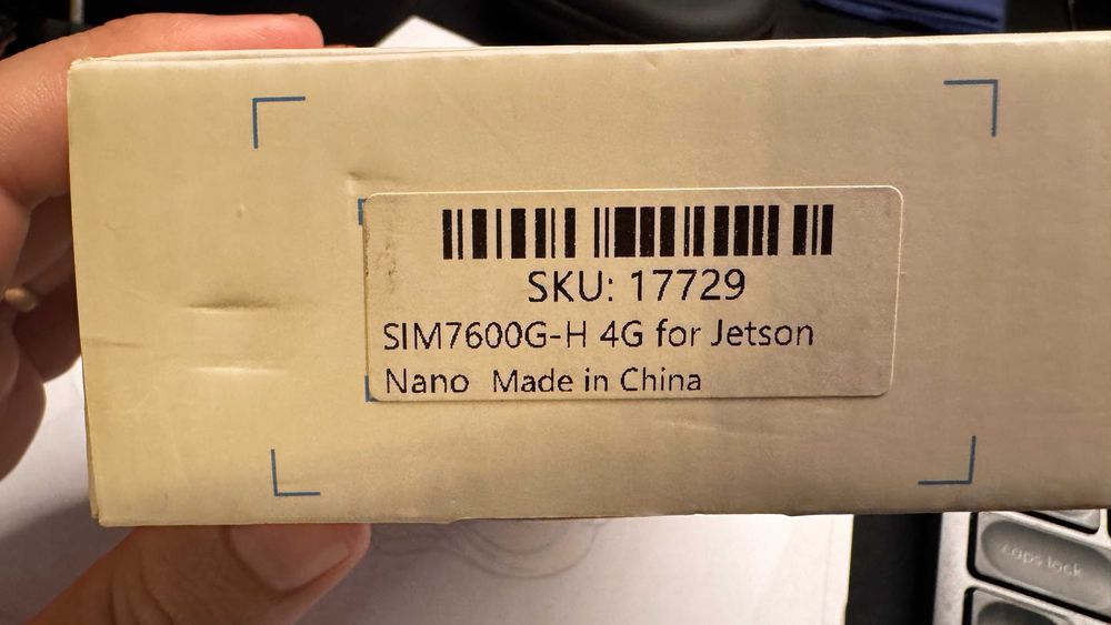 Modulo 4G, GNSS para Nvidia Jetson Nano