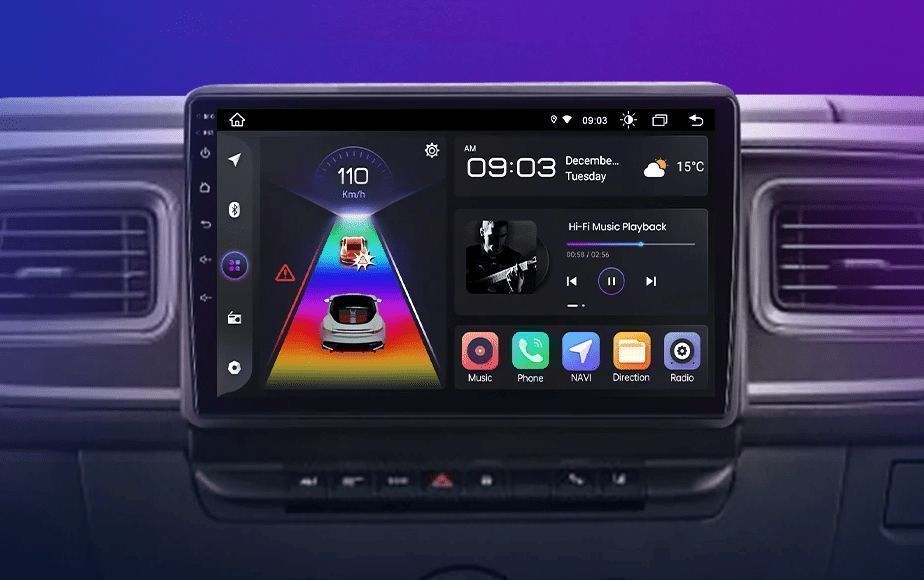Renault Nissan Opel 2009-2021 – Radio Android 15 10" CarPlay Android Auto 2GB/32GB GPS Nawigacja Stacja Multimedialna WiFi Bluetooth DSP PL
