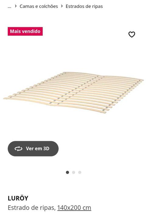 Cama de casal IKEA