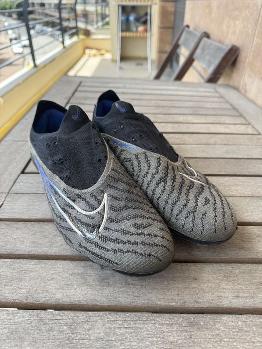 Nike Phantom GX Elite FG Preto/Azul – Tamanho 43 – Como Novas