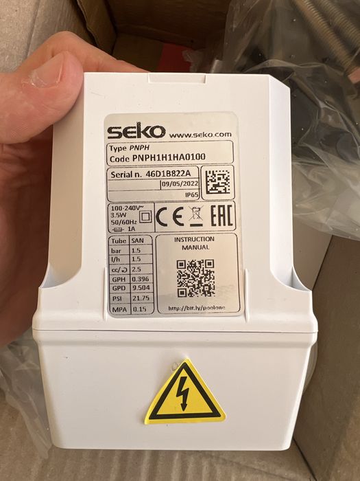 Bomba deseadora de pH SEKO Automatica