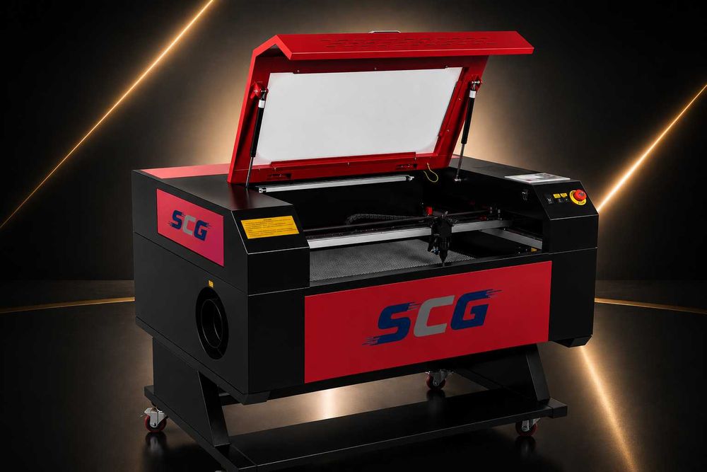 Máquina de Laser CO₂ 80W Profissional | Área 700x500mm | SCG