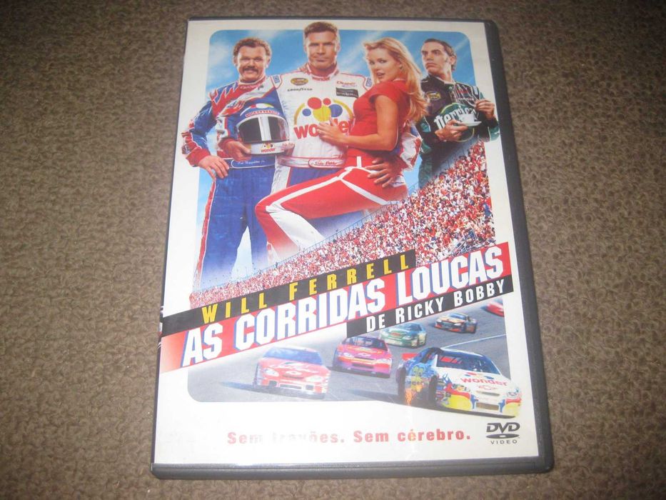 DVD "As Corridas Loucas de Ricky Bobby" com Will Ferrell