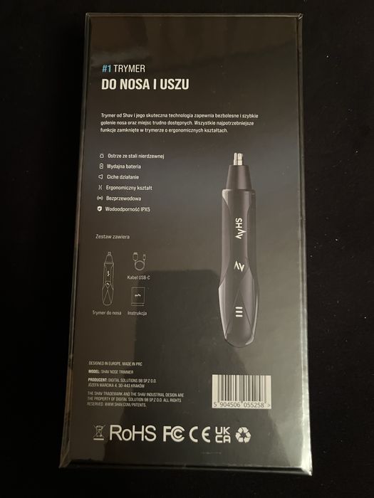 SHAV trymer do nosa i uszu