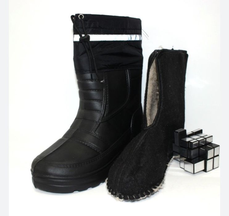 Хит!Мужские сапоги 41 до 46р/чоботи/галоши/пена/дутики/рибалка/охота