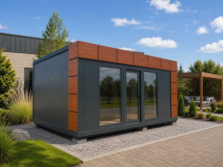 KONTENER 6x3 m PIR 100 mm | KONTENER usługowy | KONTENER handlowy | Gabinet kosmetyczny | Kontener biurowy | Domek modułowy