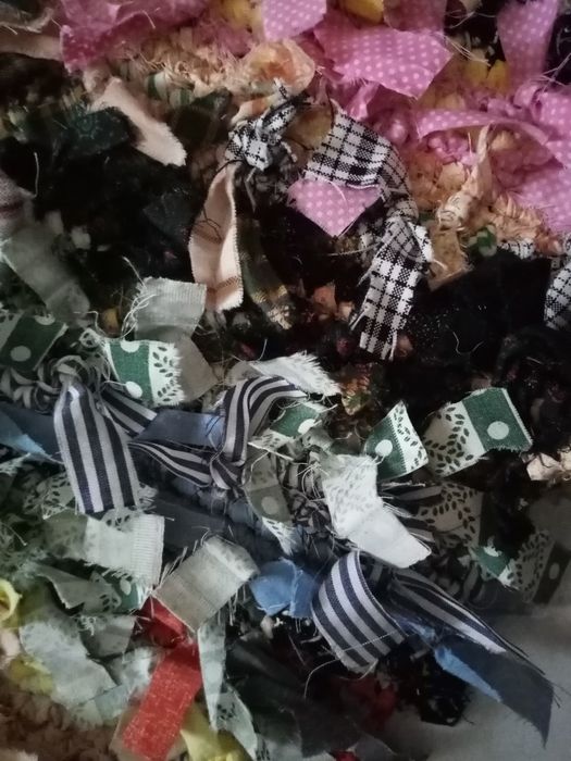 Tapete artesanal de tecido