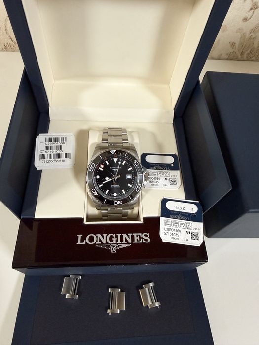Часи Longines HydroConquest 43mm GMT 13.890.4.56.6