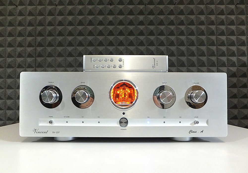 Piękny wzmacniacz stereo hybryda VINCENT CV-237 / 500W / klasa A