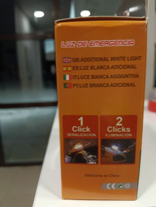 Sinalizador de emergência +lanterna..V16 homologado