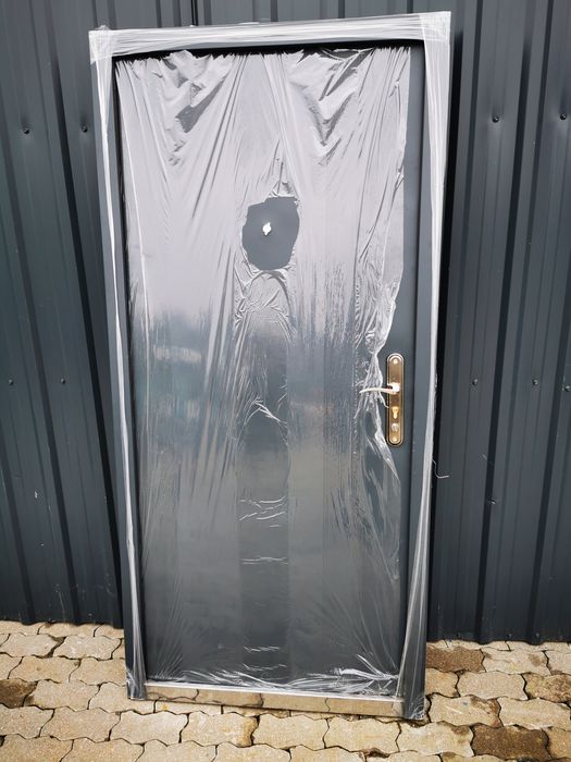 Drzwi wejściowe 90cm antracytowe nowe  z Niemiec