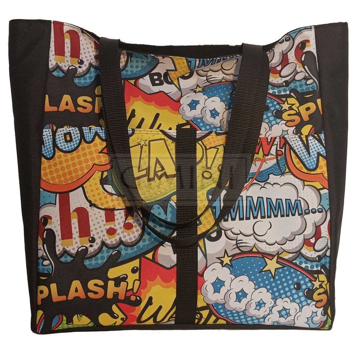 Torebka Gimini shopper, torebka na zakupy, torba damska komiksowa 2