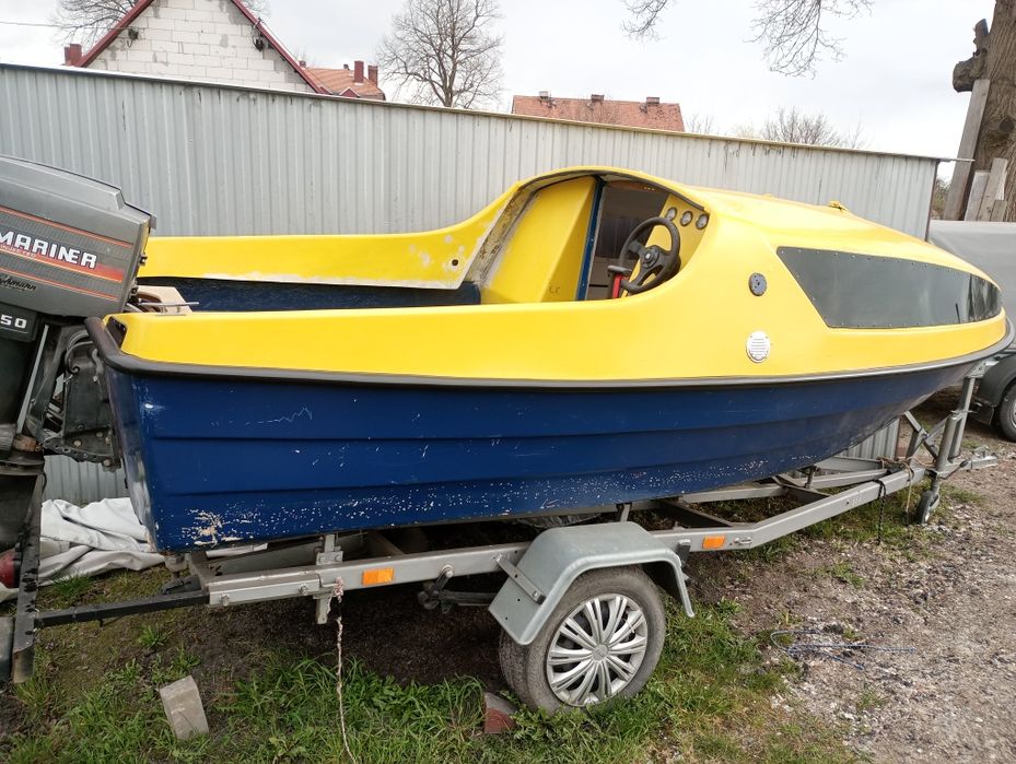 Łódź kabinowa turystyczna wędkarska warto z grubego laminatu !