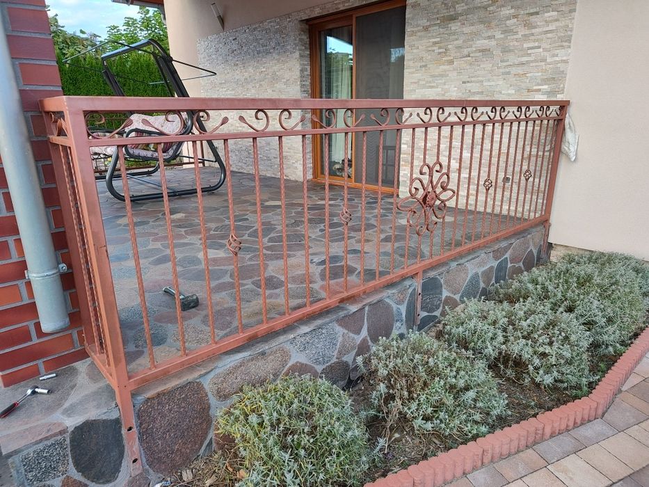 Barierka stalowa balustrada x 2