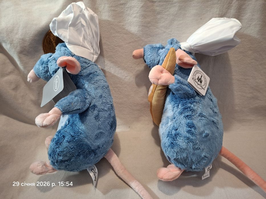 Рататуй 33 см фирменный с батоном и ложкой пиксар дисней