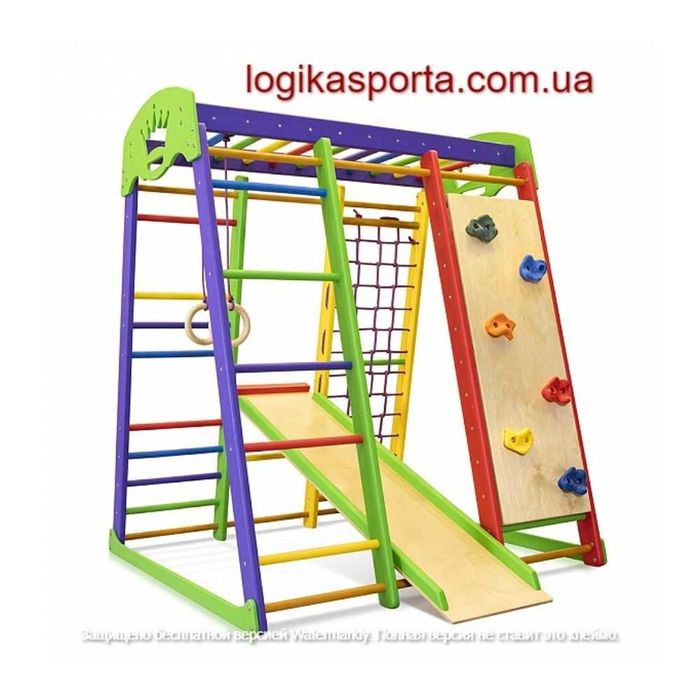 Детский спортивный комплекс, качели, площадка, горка, игровой уголок