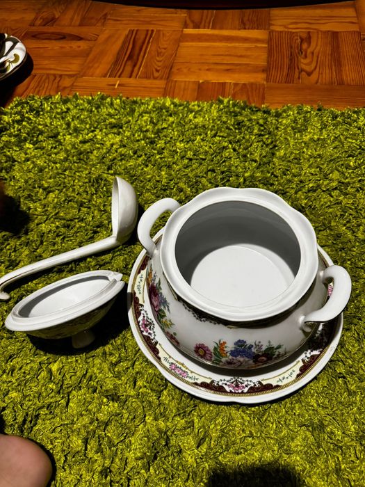 Terrina Limoges com prato e concha