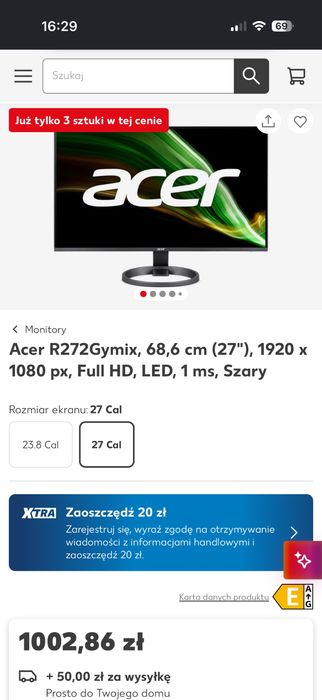 Monitor acer.