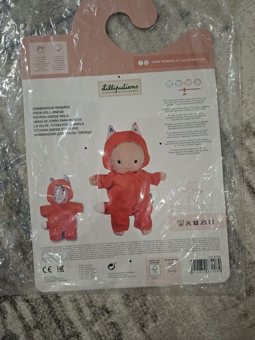 Костюм Лисенок на куклу до 33см