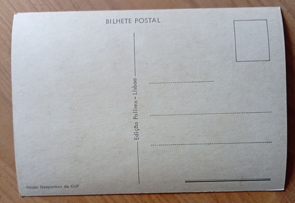 Conjunto de postais de antigas equipas de futebol