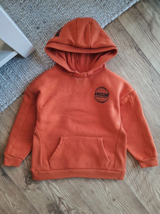 122cm bluza chłopięca oversize, bluza z kapturem