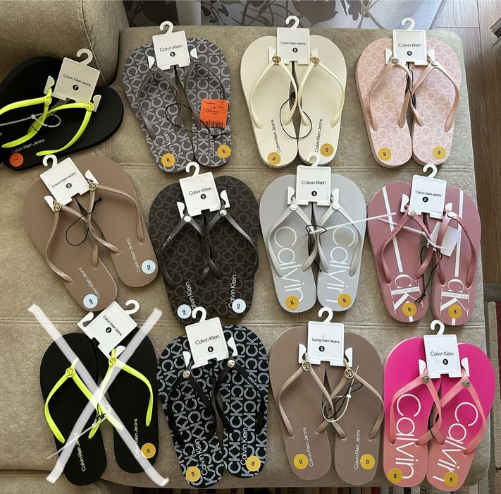 Жіночі в'єтнамки, шльпанці Calvin Klein Levi’s Gap DKNY tommy hilfiger