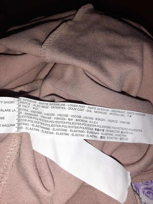 Sukienka z baskinką brąz capucino r M 36 38 Stradivarius mini