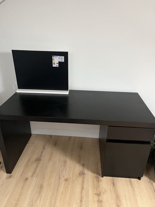 Biurko czarne biurowe