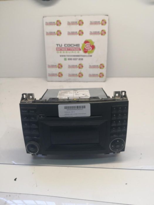 Sistema De Áudio Rádio Cd Mercedes-Benz Clase A Bm 169