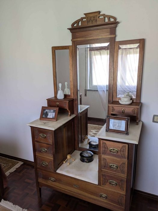 Mobília completa de quarto Art Déco