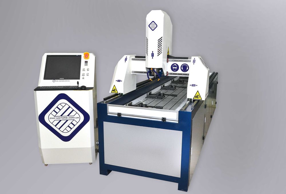 Станок с ЧПУ (CNC), фрезерный по алюминию (для профилей), СОЖ