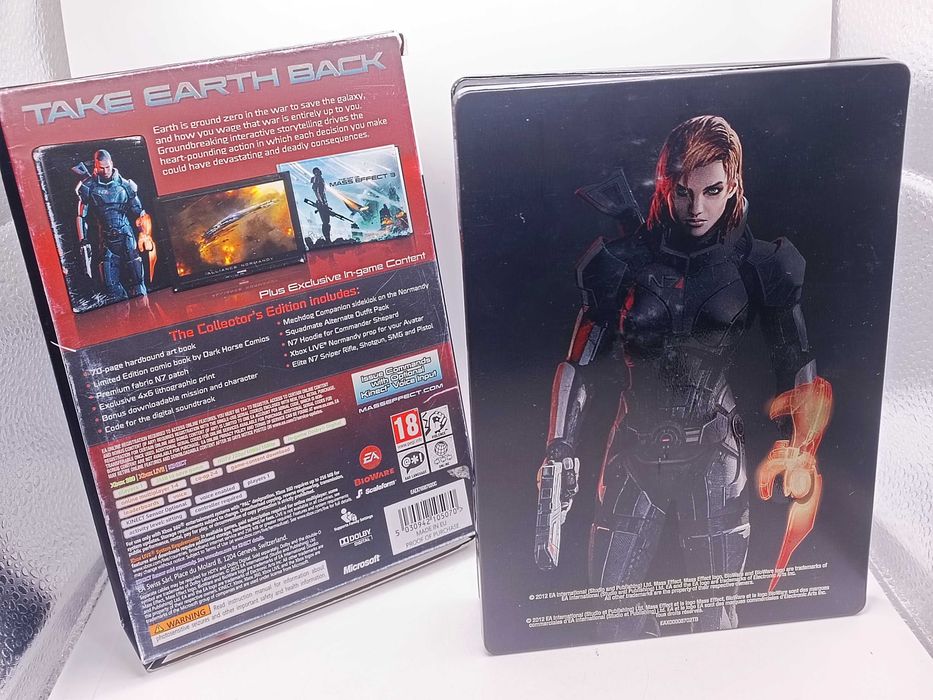 GRA Mass Effect 3 N7 Collector's Edition STEELBOOK NA XBOX 360 965/11