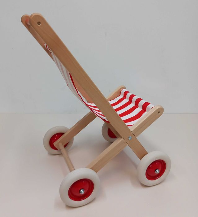 Drewniany wózek "Maya" dla lalek A