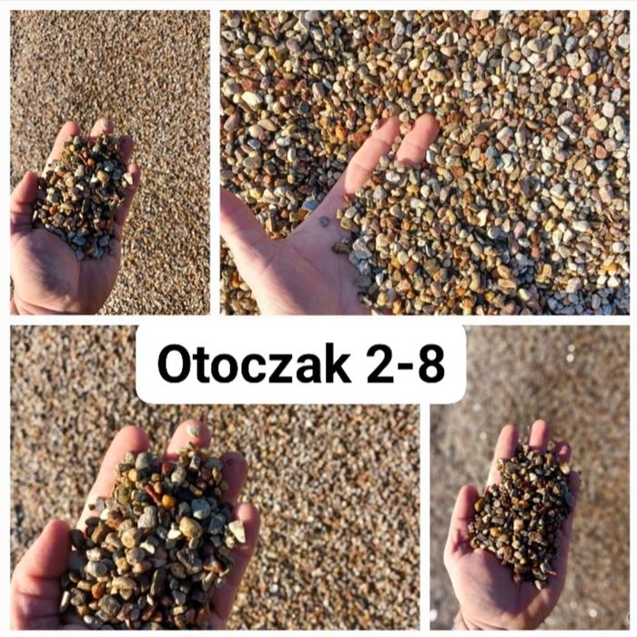 Kamień otoczak 2-8mm,8mm-16mm i 8-32