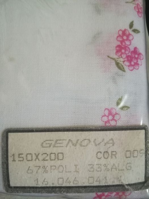 Linda TOALHA de MESA & Guardanapos, c/ Raminhos de Malmequeres~ NOVA!