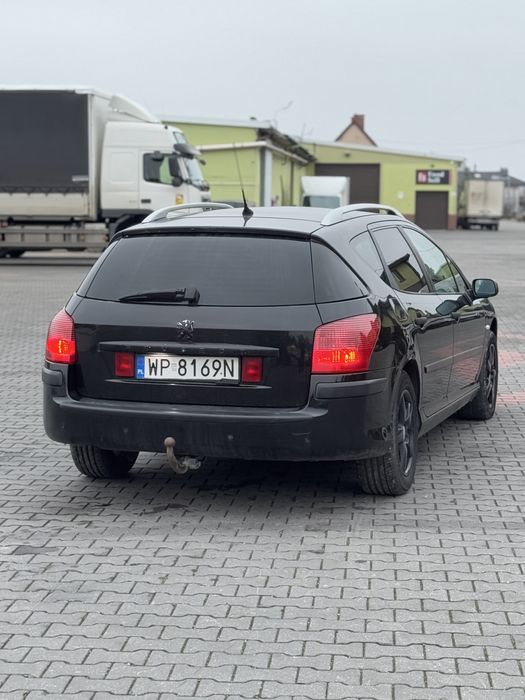 Autokomis TopCar! Peugeot 407sw. 2.0 Lpg. Sklany dach. Hak. Gwarancja!