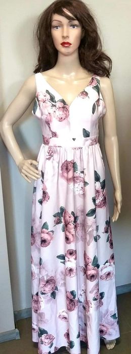 Sukienka maxi w kwiaty