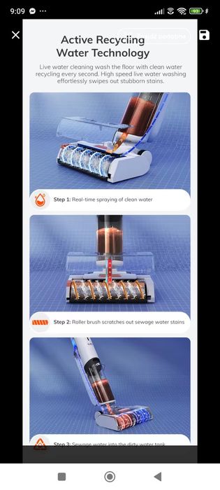 NOWY odkurzacz z funkcją MOPOWANIA Ilife W90