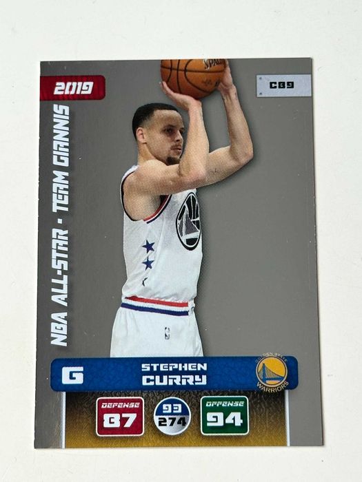Karta NBA Stephen Curry Panini Adrenalyn XL