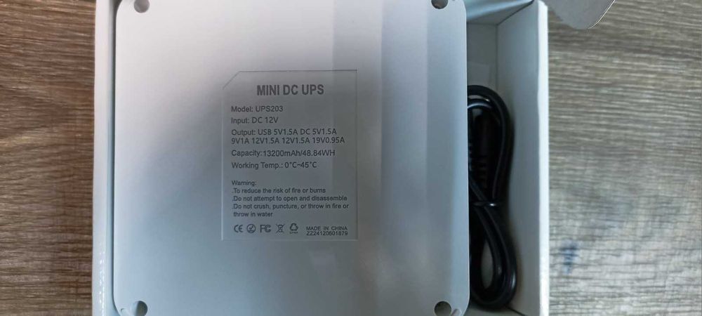 Mini DC UPS WGP 203
