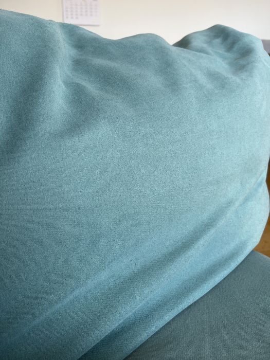 Aktualizacja! Sofa rozkładana z pojemnikiem na pościel, miętowo-morska