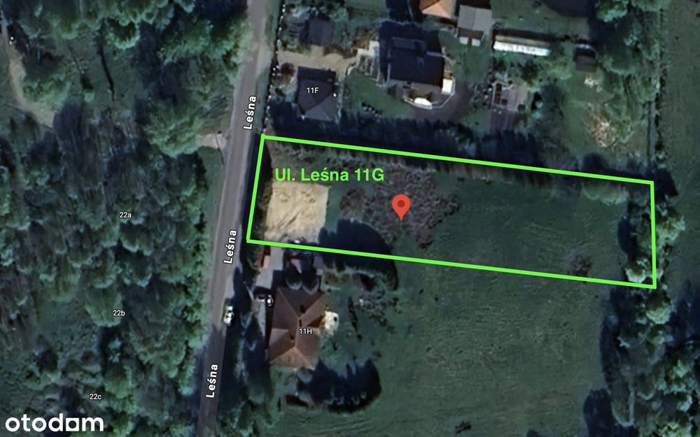 Działa 583 m2, Mała Nieszawka, Toruń, Wielka Nieszawka, ul. Leśna