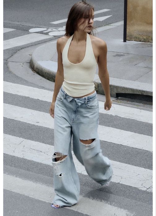 Трендові рвані джинси ZARA нoві, з біркою