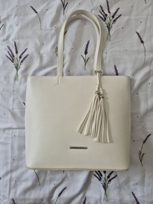 Duża biała torebka