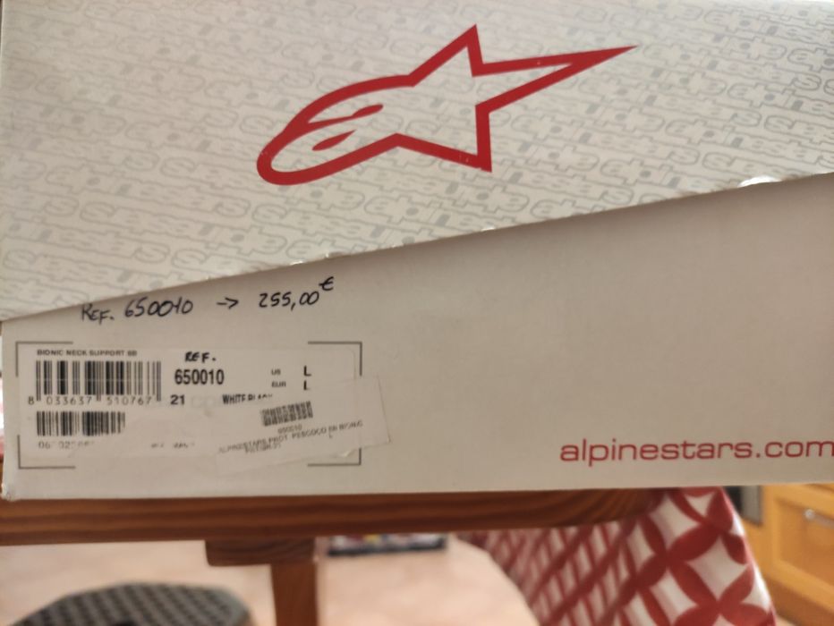 Protecção pescoço enduro alpinestars